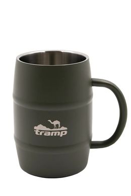 Термо чашка подарочная с крышкой Tramp 0,5 л. оливковая