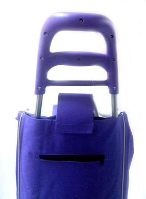 Тачка сумка на колесах кравчучка металл 94см MHZ MH-2079 Purple