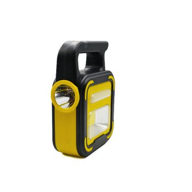 Акумуляторний ліхтар Bailong BL-925 torch + solar з сонячною та USB зарядкою Yellow