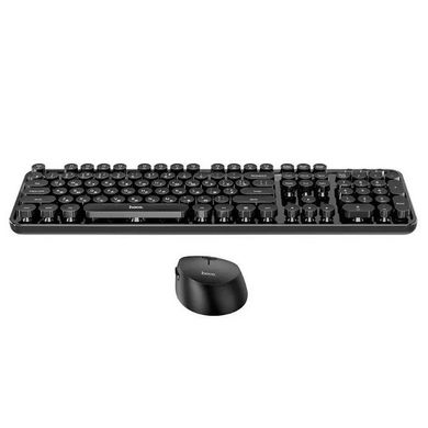 Бездротова клавіатура та миша Hoco DI25 Black