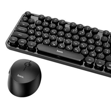 Бездротова клавіатура та миша Hoco DI25 Black