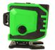 Строительный лазерный уровень, нивелир UKC 5178 3D 12 линий со штативом, зеленый с черным
