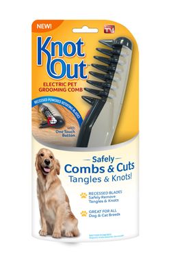 Электрическая расческа для вычесывания собак Knot Out
