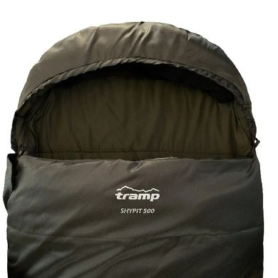 Зимний спальный мешок одеяло Tramp Shypit 500 Regular с капюшоном левый олива 220/80 (UTRS-060R-L)
