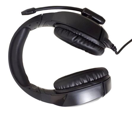 Ігрові навушники з підсвічуванням і мікрофоном ONIKUMA Gaming LED K1-B, чорні
