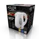 Електричний чайник 1.5 л Adler AD 1207 білий