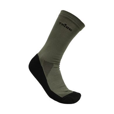 Шкарпетки трекінгові демісезонні Tribe Trekking T-KB-0010 Black 38/40