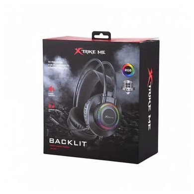 Ігрові навушники з підсвіткою XTRIKE ME Gaming GH-509 чорні