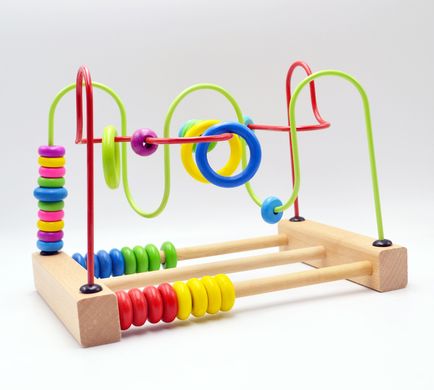 Развивающая игрушка для детей деревянный пальчиковый "Лабиринт", Maxland MD 1241