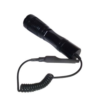 Світлодіодний ліхтар X-Balog Police BL-Q8837-T6, акумулятор, зарядний пристрій, чорний