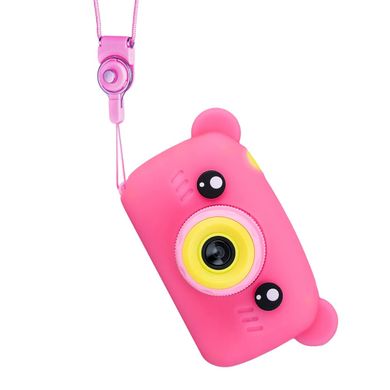 Фотоаппарат детский DVR Baby Camera X-500B, розовый медведь