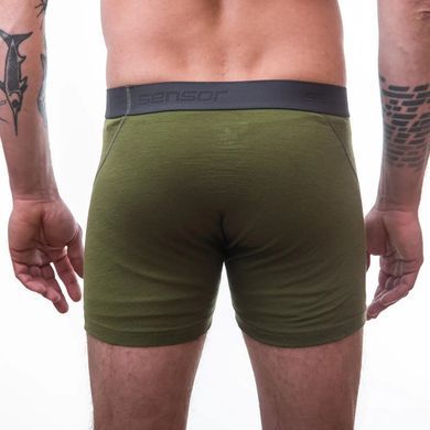 Термотрусы мужские SENSOR MERINO ACTIVE safari размер XXL зеленые