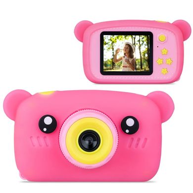 Фотоапарат дитячий DVR Baby Camera X-500B, рожевий ведмідь
