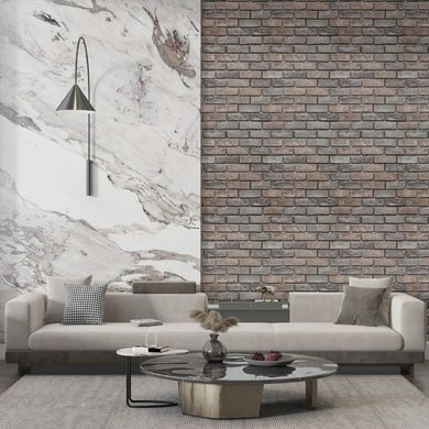Шпалери самоклеючі&nbsp;в рулоні Sticker Wall Коричнева цегла SW-00001786 2800х500х1,5 мм
