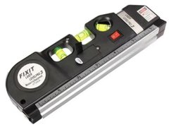 Строительный уровень лазерный со встроенной рулеткой MHZ Laser Level Pro 3 7124, черный