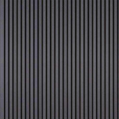 Декоративна стінова рейка&nbsp;Sticker Wall SW-00001861 3000х165х23 мм Чорна