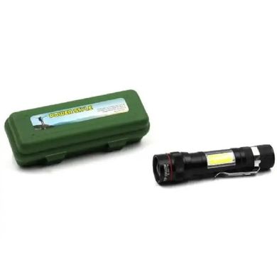 Фонарик аккумуляторный X-Balog BL-520 T6 COB USB Black