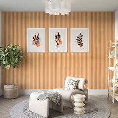 Декоративна рейка на стіну Sticker Wall SW-00001539 3000х165х23 мм Вільха