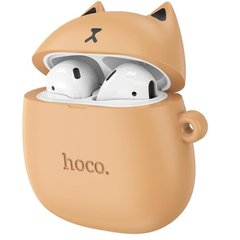 Наушники беспроводные для детей Bluetooth HOCO Cat EW45 в кейсе Orange