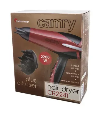 Фен для волос Camry CR 2241 2200W Red