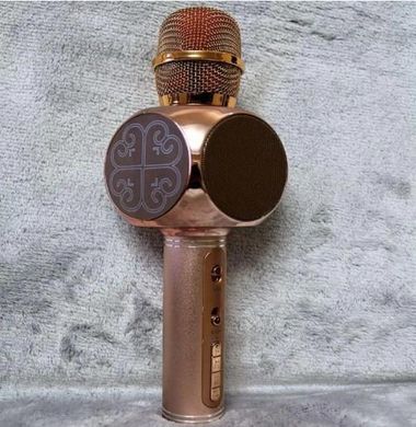 Безпровідний мікрофон караоке UKC Y-63, портативний, золотий