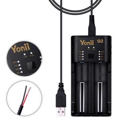 Зарядное устройство для аккумуляторных батарей Yonii Q2