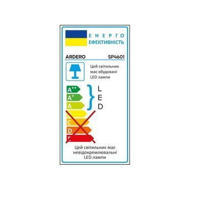 Уличный фонарь для сада и дорожек Ardero SP4601 6500К 3 Вт 230 В black
