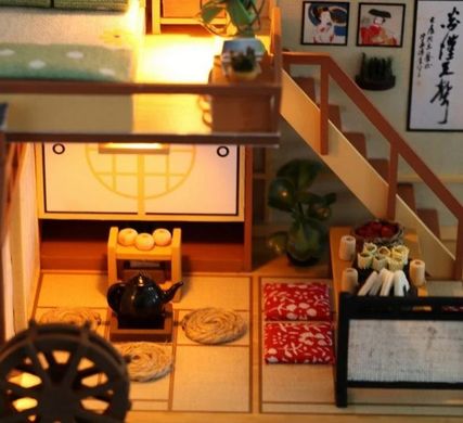 Конструктор ляльковий будиночок DIY mini house MD 2504 М034 з підсвічуванням