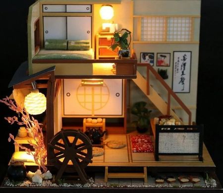 Конструктор кукольный домик DIY mini house MD 2504 М034 с подсветкой