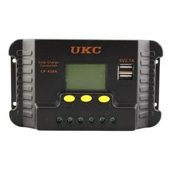 Контроллер заряда солнечной батареи UKC CP-420A 8459