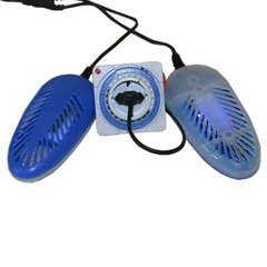 Электросушилка для обуви SHINE ЕСВ - 12/220К с таймером, ультрафиолетовая антибактериальная, синяя