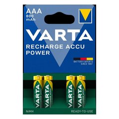Аккумуляторные батарейки AAA VARTA ACCU AAA 800mAh BLI 4 шт (READY 2 USE)