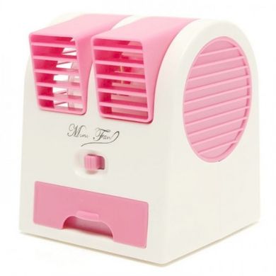 Кондиционер вентилятор портативный MINI FAN HB 168 Pink