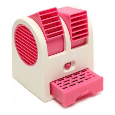 Кондиціонер вентилятор портативний MINI FAN HB 168 Pink