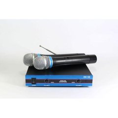 Микрофон караоке беспроводной 2 шт радиосистема DM EW 100
