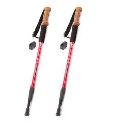 Палки для скандинавской ходьбы трекинговые палки телескопические MHZ Red
