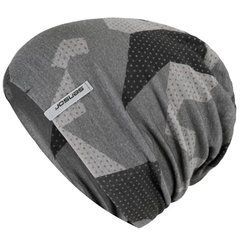 Шапка із мериносу Sensor Merino Impress сіро-чорна розмір L