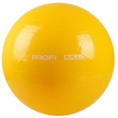 Фитбол мяч для фитнеса Profi Ball 75 см усиленный 0383 Yellow