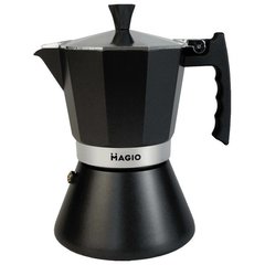 Гейзерная кофеварка 300 мл MAGIO MG-1005 Black
