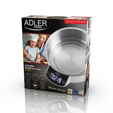 Кухонні ваги Adler AD 3166 з чашею