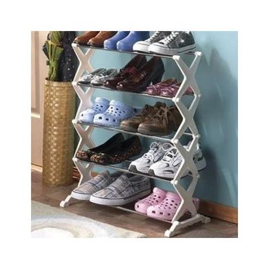 Полиця для зберігання взуття Shoe Rack 5 полиць на 15 пар взуття