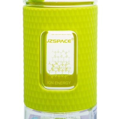 Спортивная бутылка для воды 370 мл UZspace Diamond 5043 салатовая