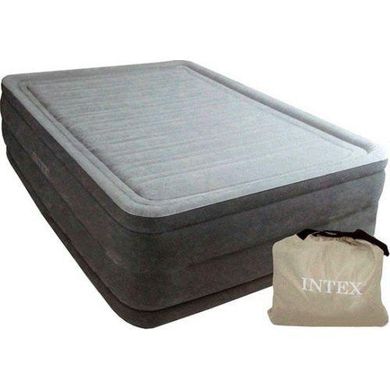 Кровать матрас надувной с насосом 220V Intex 64418