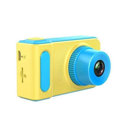 Фотоапарат дитячий MHZ Photo Camera Kids V7 5369, жовто-блакитний