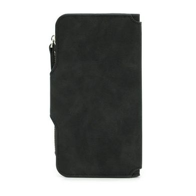 Женский кошелек портмоне Baellerry N2345, искусственная замша, черный