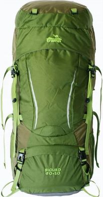 Рюкзак туристичний для трекінгу, полегшений, ергономічний Tramp Sigurd TRP-045 70 л (60 + 10 л), зелений