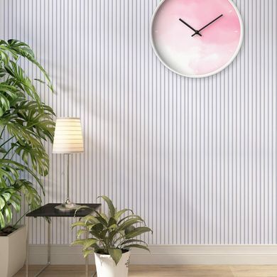 Декоративная рейковая панель на стену Sticker Wall SW-00001533 3000х160х23 мм Перламутр