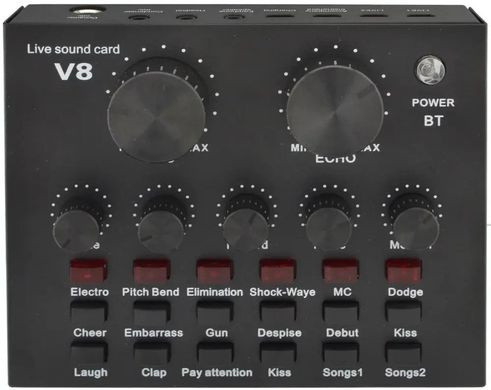 Зовнішня звукова карта для мікрофона V8 7635