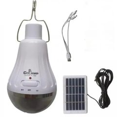 Лампа фонарь аккумуляторный CL-028Max + солнечная панель 8423