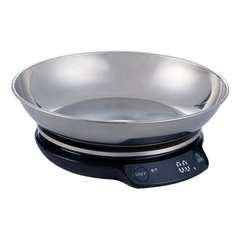 Весы кухонные с чашей MAGIO MG-784 до 5 кг Steel/Black